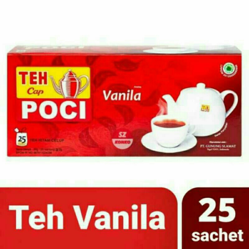 

Teh Cap Poci Aroma Vanilla 25 Bags
