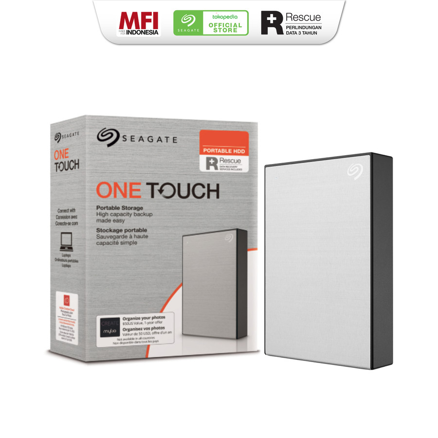Hardisk external seagate one touch 1TB/2TB original MFI