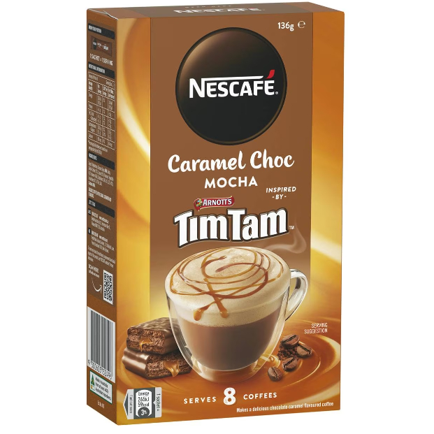 

Nescafe Tim Tam Coffee Sachets 8 Pack