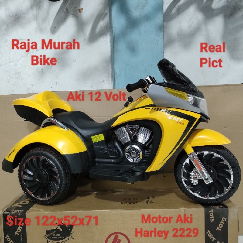 Motor Aki Harley Exotic 2229 Motoran Aki Anak Exotic Mainan Anak Motor Aki Harley Exotic