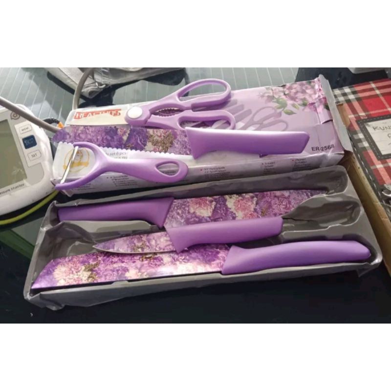 Set Pisau Ungu//Best Seller Pisau Ungu// Best Seller