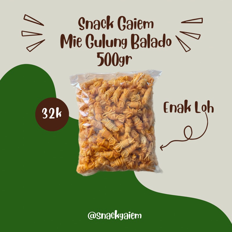 

Mie Gulung Balado