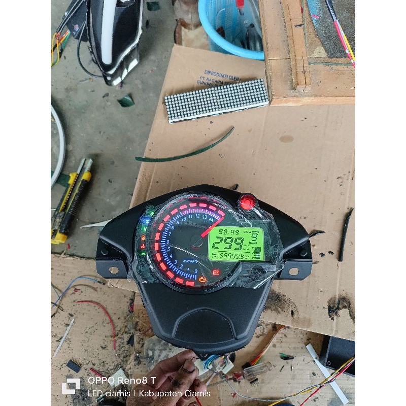 speedometer Honda beat fi Speedometer Digital Custom Honda Beat FI – Stylish & Fungsional