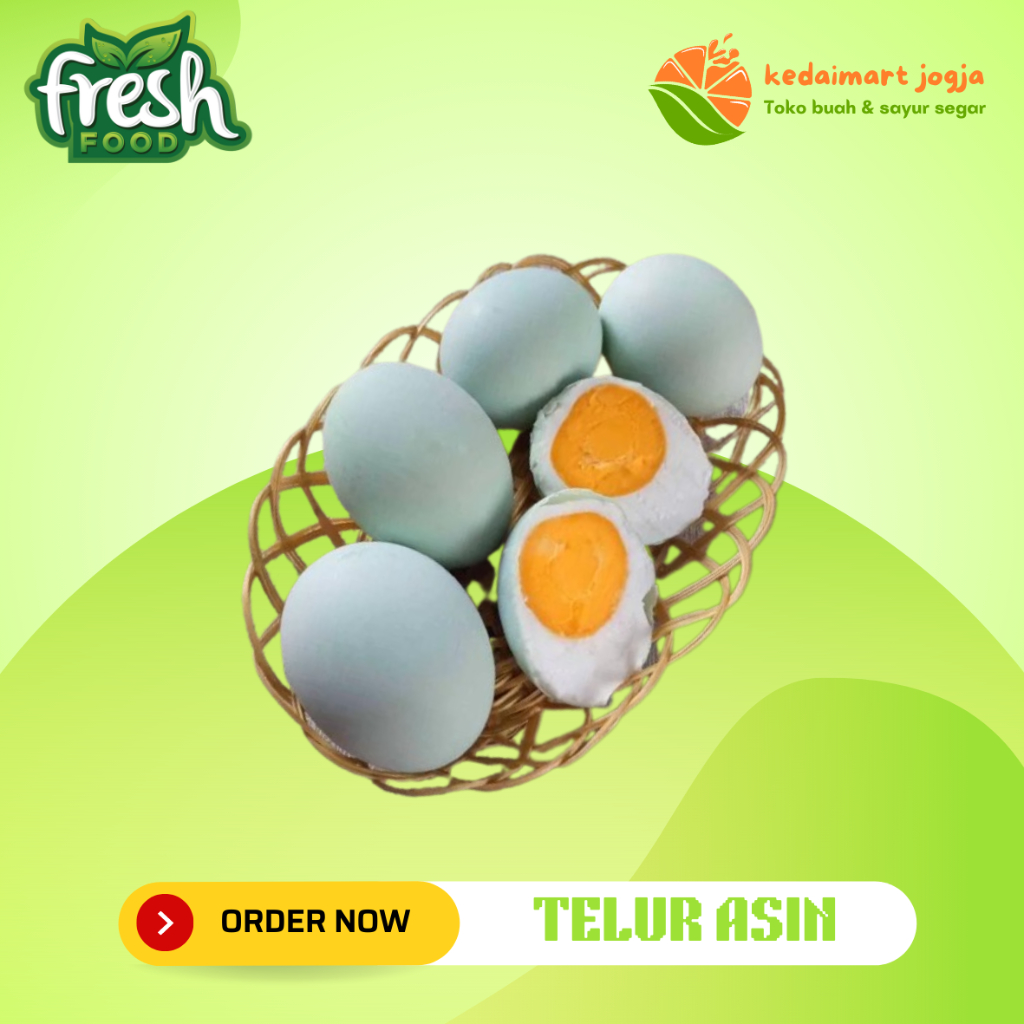 

Telur Asin Segar Per Butir Telur Bebek Matang Bergizi Kedaimart Jogja