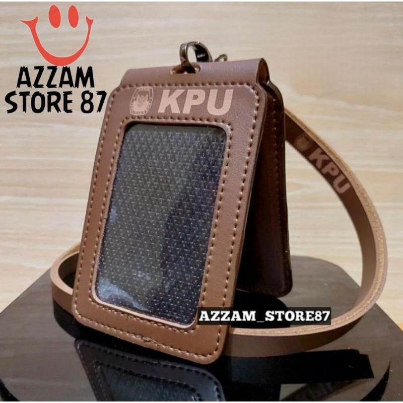 

ID Card Holder Model Lipat Tali Lanyard Name Tag Logo KPU