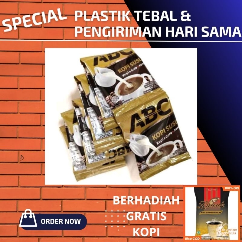 

kopi susu abc minuman kopi sachet 3in1 instan