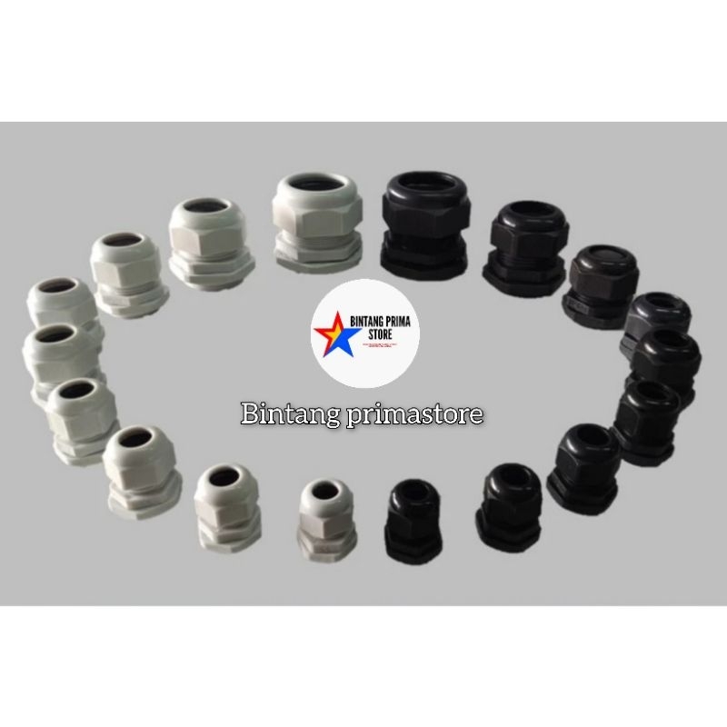 Kabel Gland / Kabel Glen PVC PG 7 / PG-7 / PG7