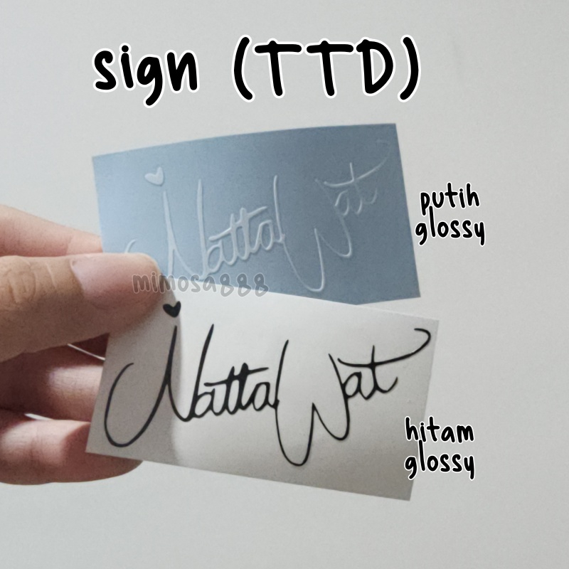 [cutting sticker] Fourth Nattawat edition