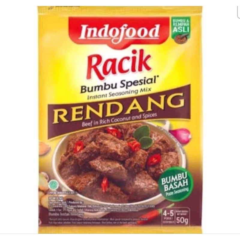 

indofood racik bumbu special rendang 50gr