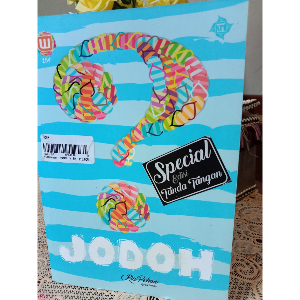 NOVEL ORIGINAL MURAH JODOH SPESIAL EDISI TANDA TANGAN by Ria Pohan