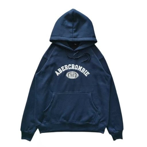 Hoodie ABERCROMBIE 92 Navy Premium High Quality Distro Full Teg & Label Bahan tebal