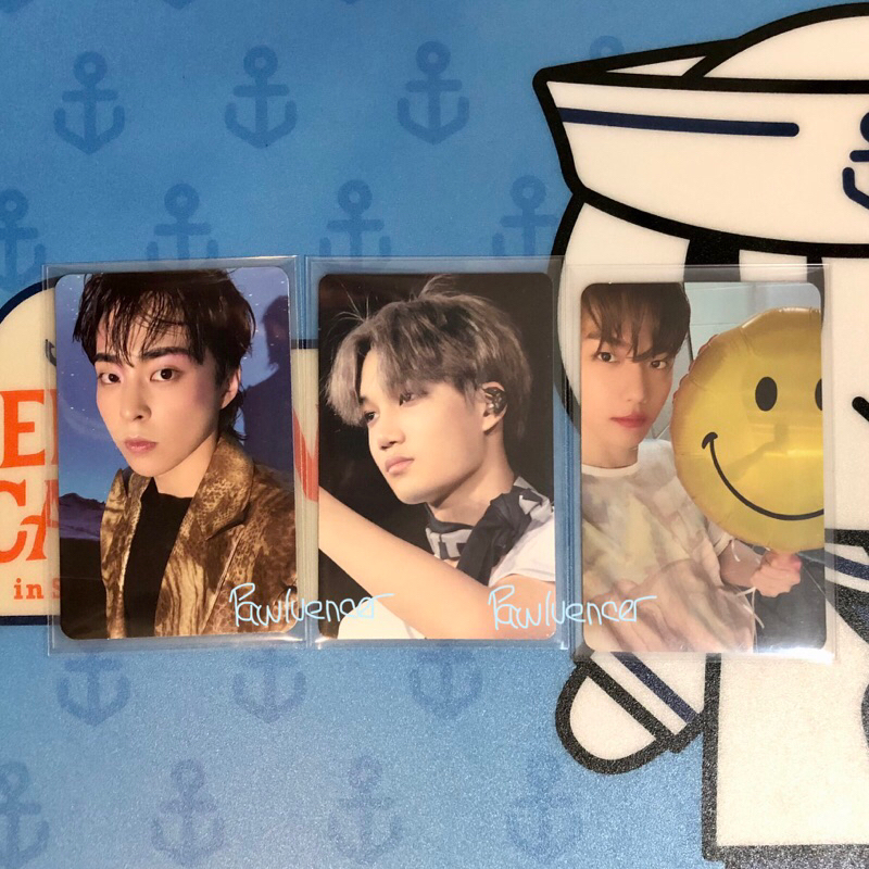 PC PHOTOCARD EXO XIUMIN KAI BAEKHYUN EXOUXION MERCH CANDY