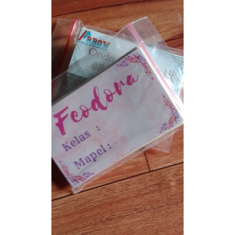 

Label Nama Buku Tulis Dan Buku Paket bisa request gambar