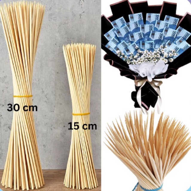 TUSUKAN SATE / STICK BUKET SNACK / BUKET UANG MONEY BOUQUET / BUKET COKELAT / TUSUKAN BUKET ECER SAT