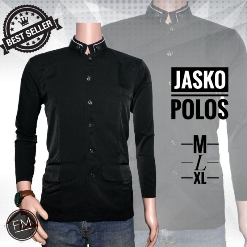 Jas Koko polos pria dewasa Jasko Azzahir jasko premium jasko bordil motif original lengan panjang ja