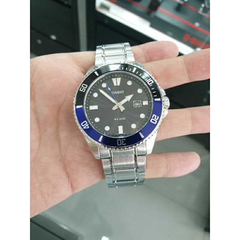 Jam Tangan Casio MDV-107D-1A2VDF / MDV-107D-1A2 Original Pria