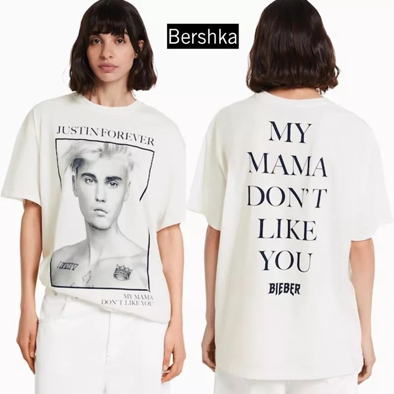 Tshirt Kaos Baju Band Music Official Justin Bieber HnM H&M Import Original Unisex