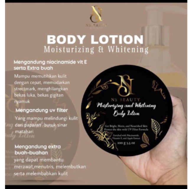 Ns Beauty Lotion Pemutih Ekstra whitening