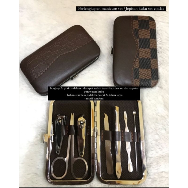 MENICURE PEDICURE SET 7IN1 / MANICURE PEDICURE ALAT GUNTING KUKU 7IN1