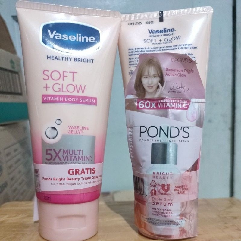 VASELINE SOFT + GLOW 180ML