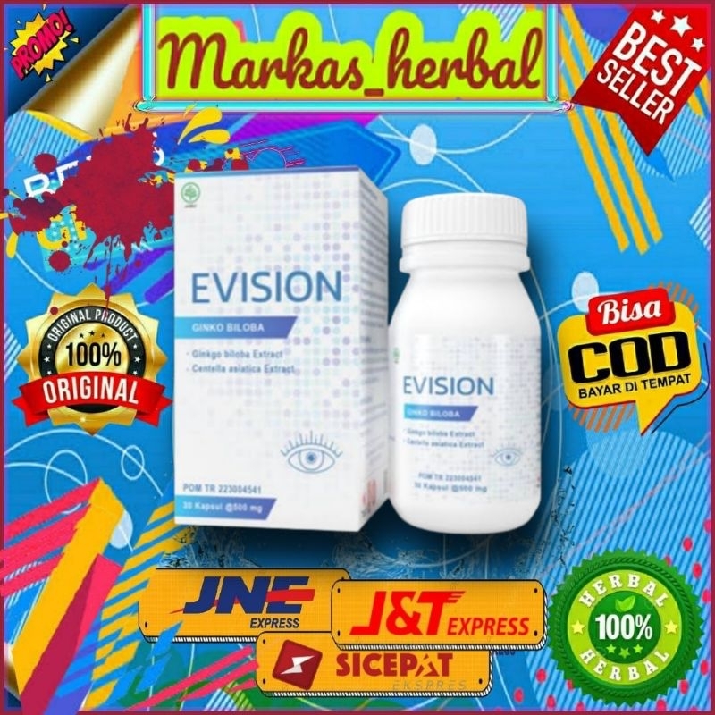 EVISION ASLI ORIGINAL - EVISION OBAT MATA MINUS PLUS RABUN SILINDER DAN MIOPIA