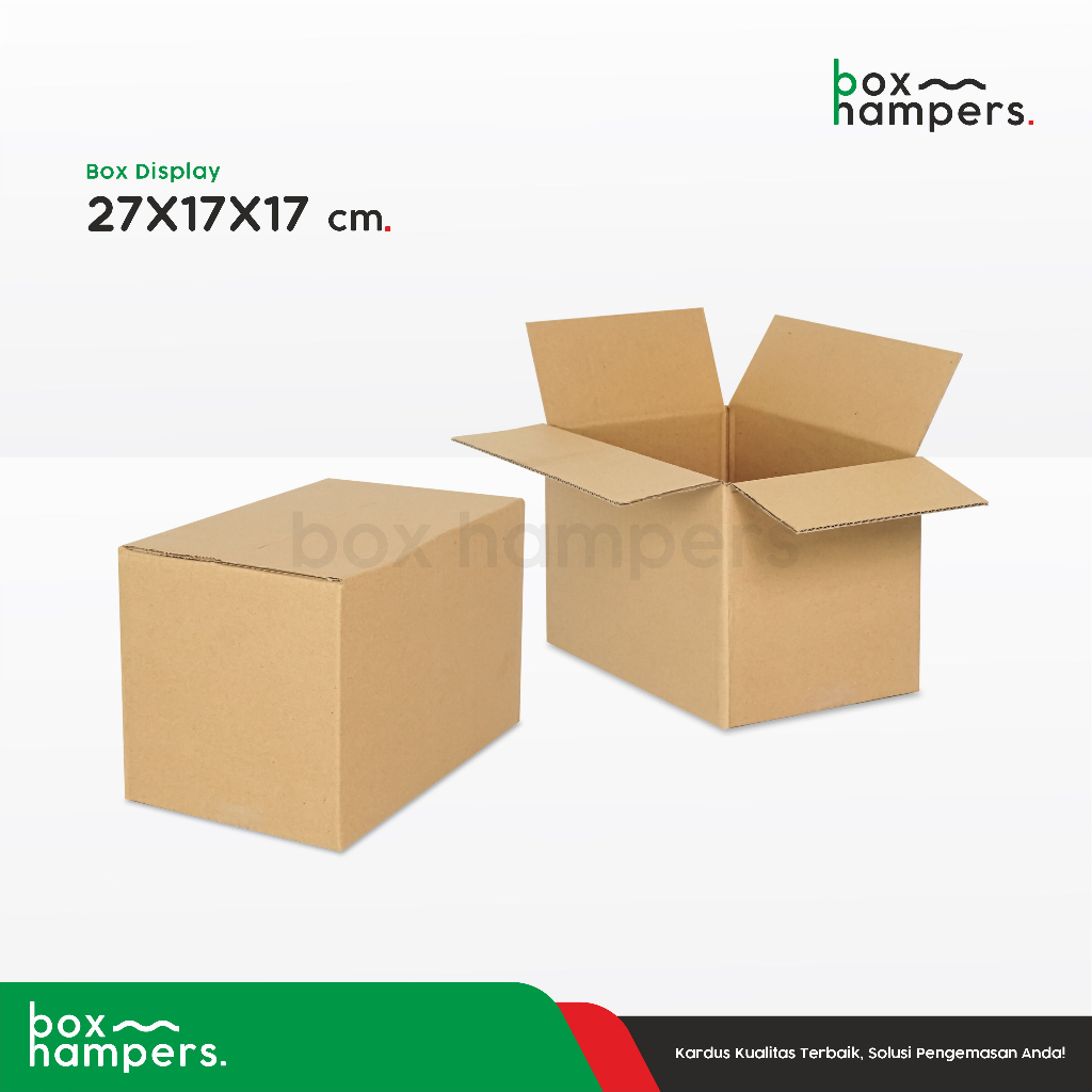 

Box 27x17x17 cm Box/Kardus/Karton/Polos/hampers/boxnormal/normal/amdk/TINGGI17