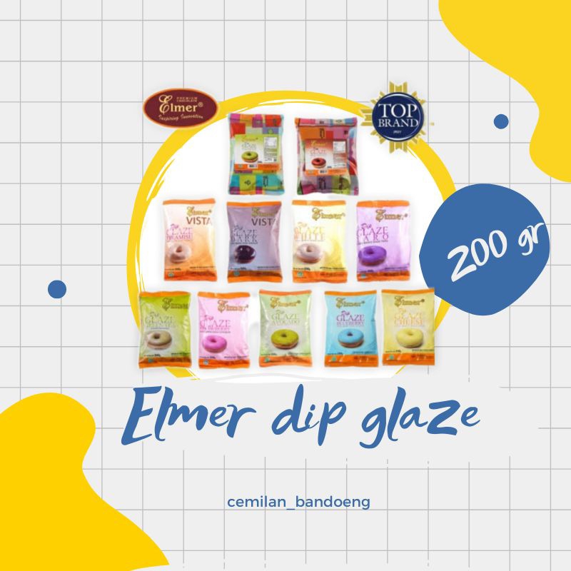 

ELMER DIP GLAZE KEMASAN PABRIK 200GR