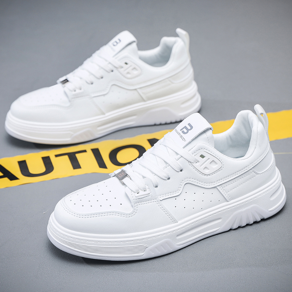 PANARYBODY Sepatu Sneakers Pria Panarybody Sepatu Cowok  Kualitas Premium Kece Modis Warna Putih Coc