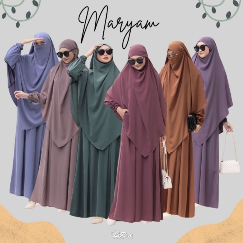 Moslem Ori Gamis Busui Friendly Syari Elegan Maryam Dress By Larose Moslem (Always Open PO)