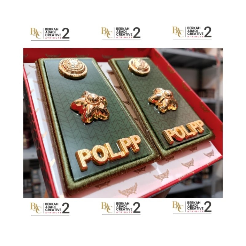 PANGKAT PDH POL PP GOLONGAN 3D - BAC ATRIBUT