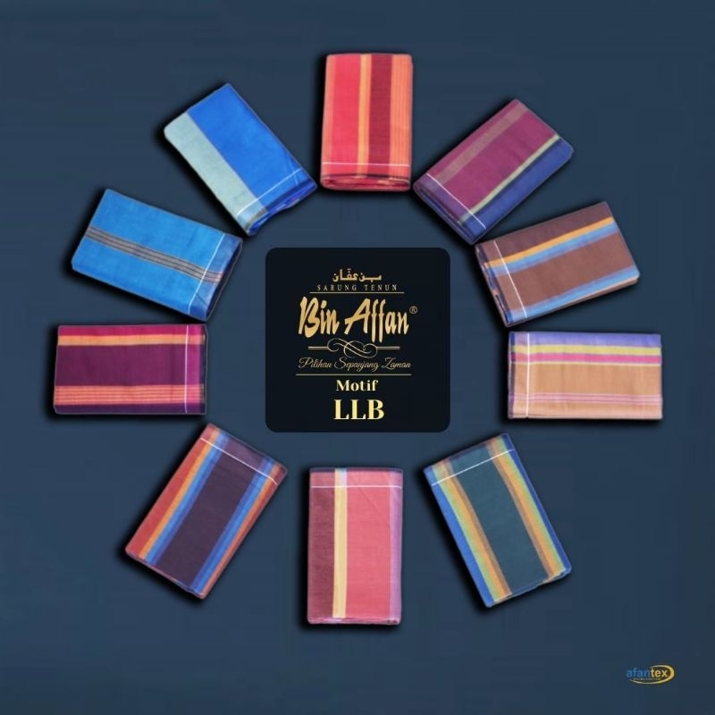 SARUNG TENUN DEWASA BIN AFFAN MOTIF LLB KWALITAS ORIGINAL. [GROSIR/ECER MURAH]