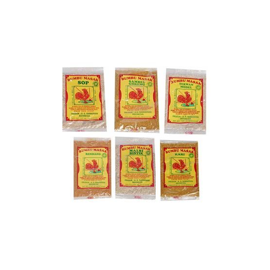 

Aneka Bumbu Bubuk cap Ayam Jago - 1 Sachet