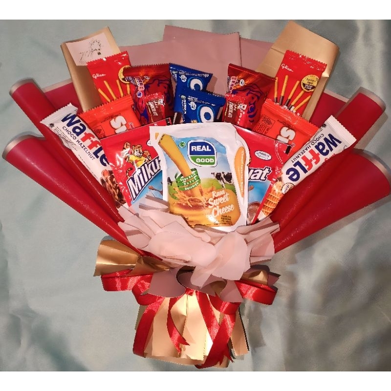 

buket snack coklat murah