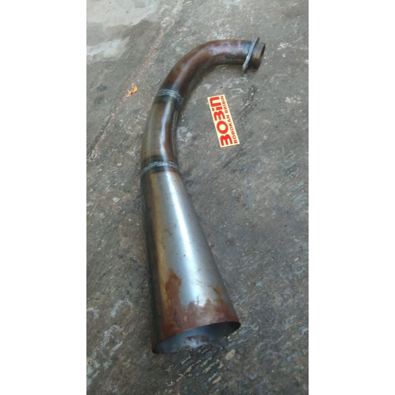 LEHERAN KNALPOT RX-KING SETENGAH DEWA