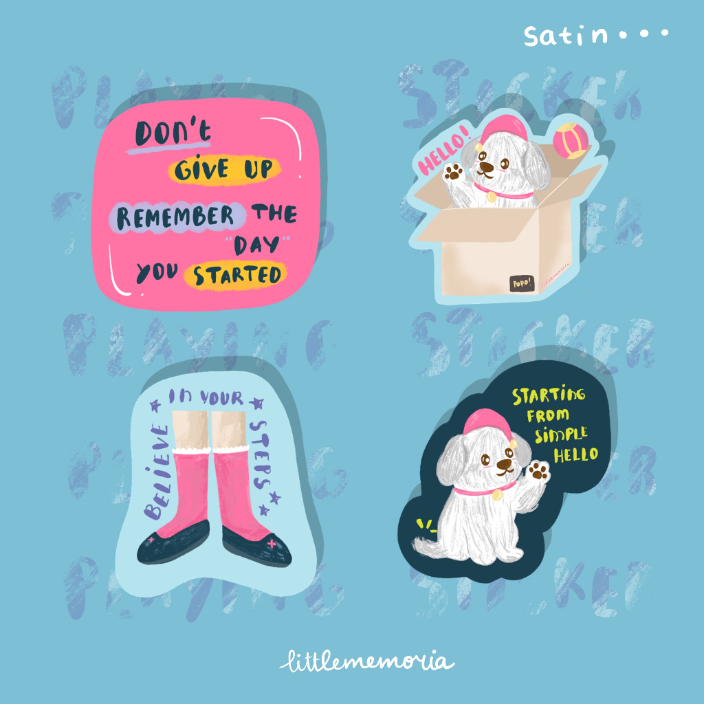 

Dog Stickers littlememoria
