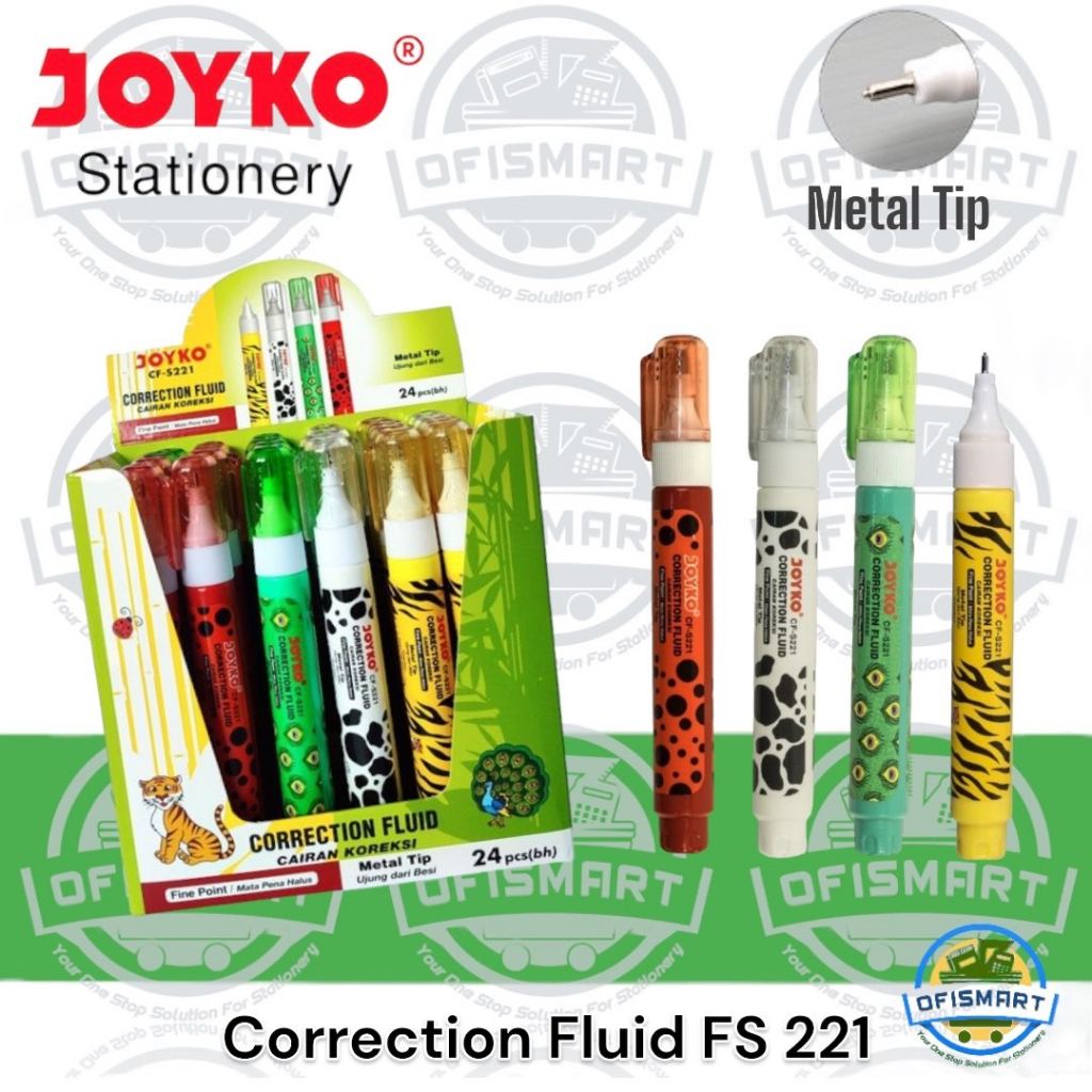 

Joyko Correction Fluid Tip X CF-S221 | @1Ktk=24PCs