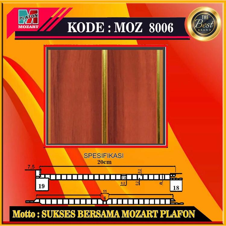 PVC MOZART PLAFON MOZ 8006