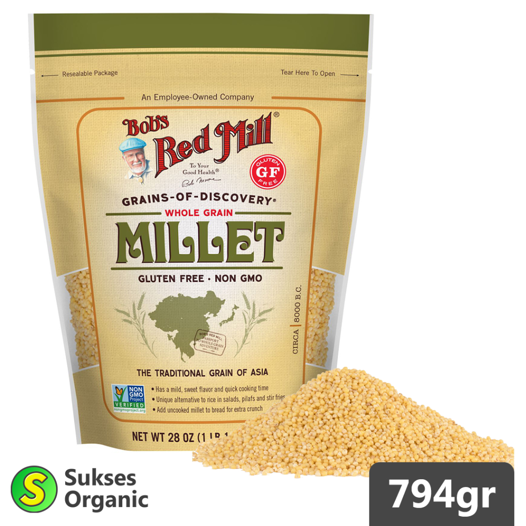 

Hulled Millet Gluten Free Whole Grain | Bob's Red Mill | 793gr