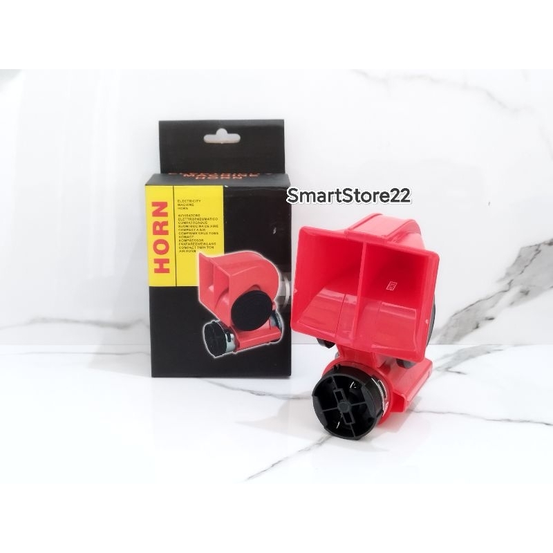 klakson stedel stebel nautilus 12v merah model kapal