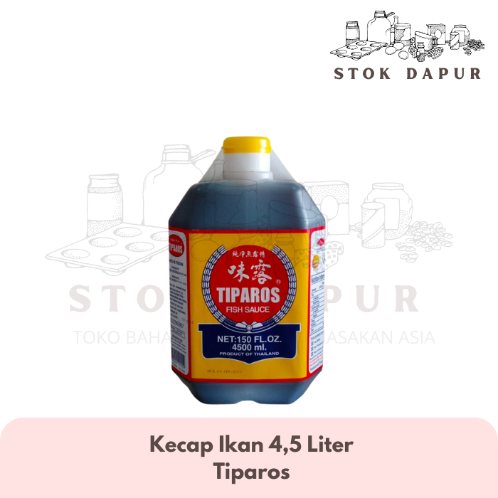 

Tiparos fish sauce 4,5 Liter kecap ikan Tiparos