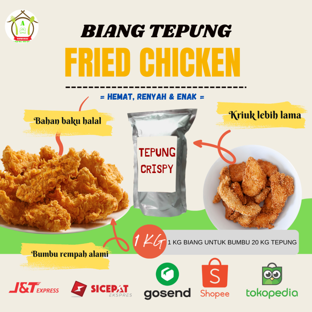 

KRISPIKAREN : Tepung Premix Fried Chicken