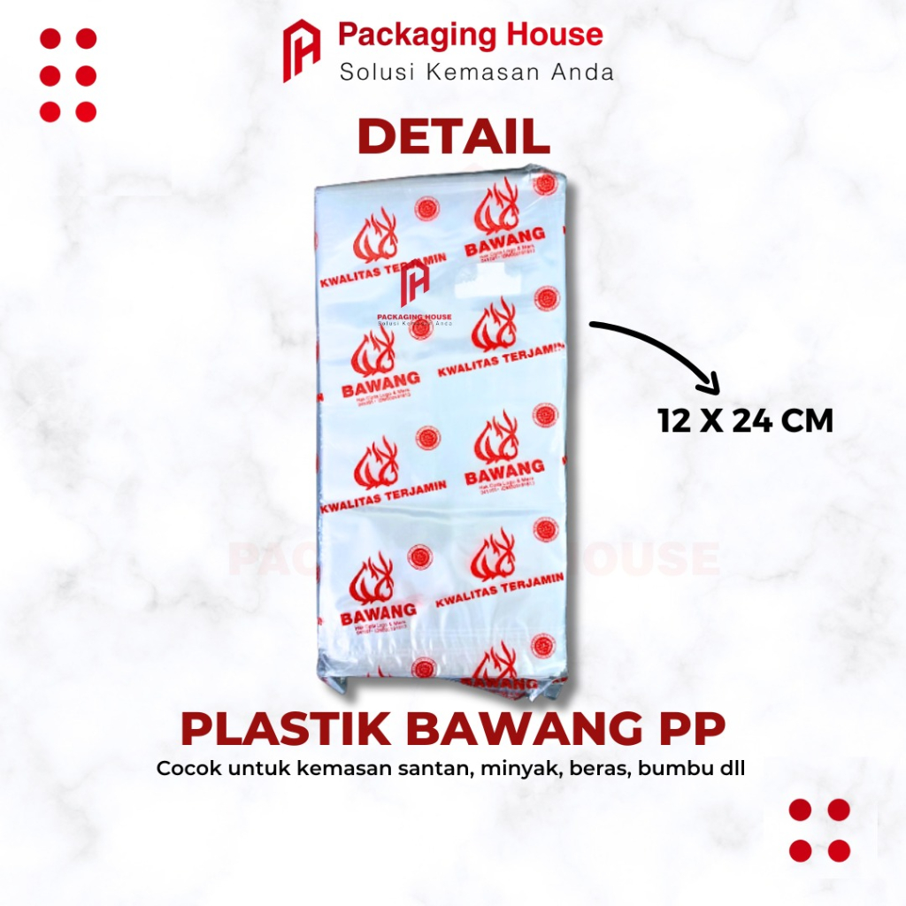 PLASTIK BAWANG 12X24 | PLASTIK 1/2 KG BAWANG | PLASTIK MAKANAN