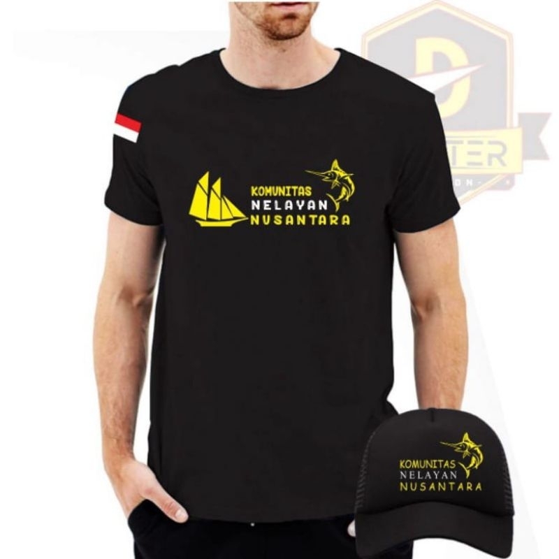 KAOS NELAYAN INDONESIA GRATIS TOPI
