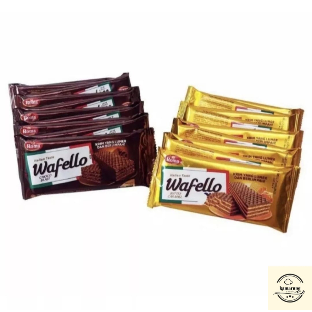 

WAFER WAFELLO ITALIAN TASTE RENCENG ISI 10 BUNGKUS