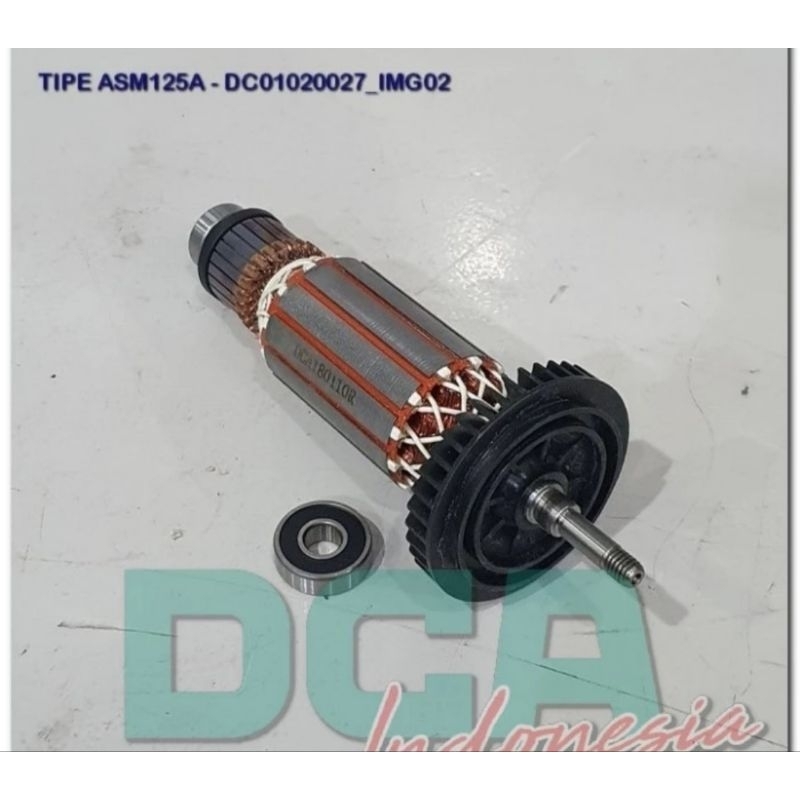 ARMATURE DCA ASM125 ANGKER MESIN GERINDA DCA 5" ASM 125