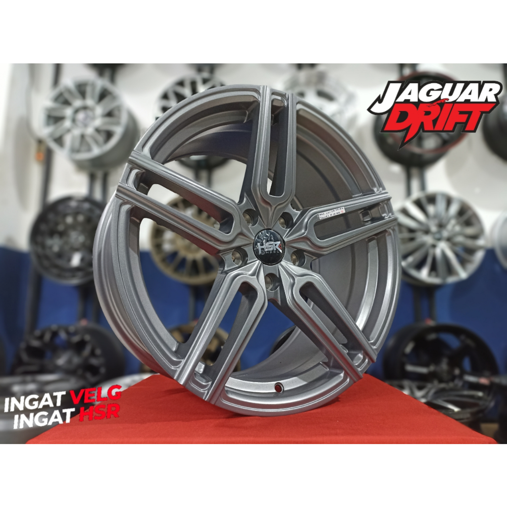 VELG MOBIL RING 18 SPEK INNOVA HRV CRV WRV VELG BELANG HSR GEMS R18 GREY