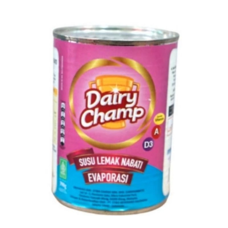 

Dairy Champ Susu Lemak Nabati Evaporasi 390 gram