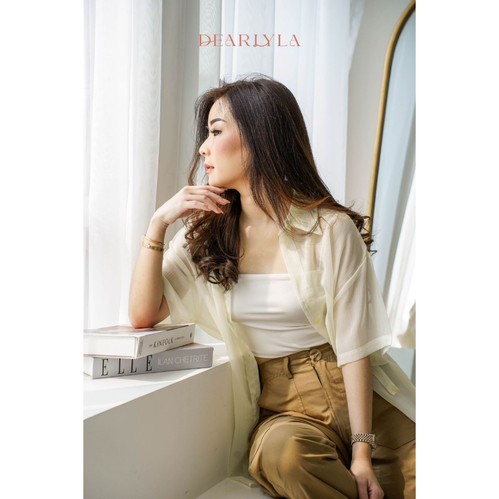 DL - Krystal Sheer Top - Kemeja Wanita Transparan