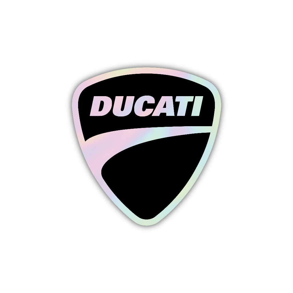 

sticker ducati, stiker hologram satuan- Z031