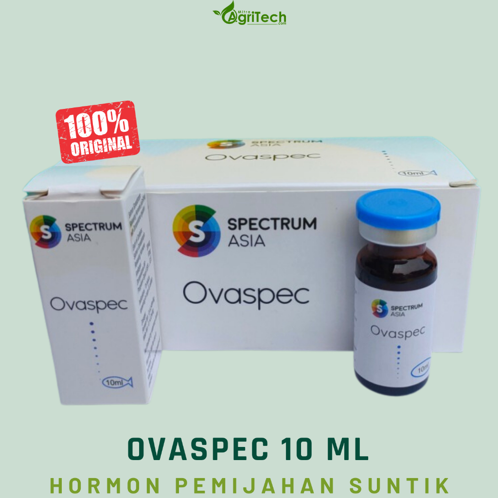 OVASPEC SPECTRUM 10 ML ASIA PENGGANTI OVAPRIM SYNDEL INJECTION OBAT HORMON IKAN